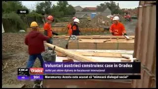 Voluntarii de la American International School of Salzburg la jurnalul Digi24 Oradea