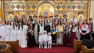 Різдвяний Вертеп 2025 у виконанні молоді парафії Успіння Пресвятої Богородиці у Perth Amboy.