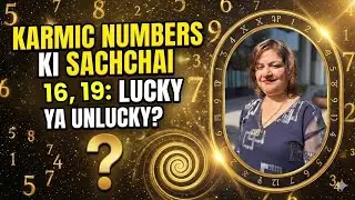 Karmic Numbers Explained | 16 and 19 are they lucky or not? 🔮 #youtube #karma #karmic