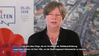 Tag der St&auml;dtebauf&ouml;rderung 2018 - Einladung von Senatorin Katrin Lompscher