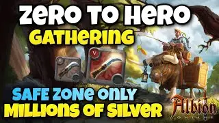 Zero to Hero Solo Making MILLIONS of Silver in Albion Online - In the Safe Zone!