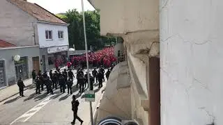 Trnava Vs Mšk Žilina pochod na štadión 1.5.2019