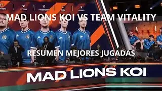 Mad Lions KOI vs Team Vitality / LEC JORNADA 9 RESUMEN MEJORES JUGADAS