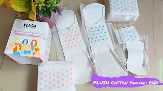 Plush 100% Pure US Cotton Ultra-Thin Rash Free Natural Sanitary Pads? Full Review !