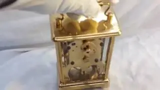 Stunning schatz brass carriage clock