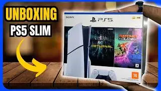Unboxing: Playstation PS5 Slim Standard bundle Ratchet Clank and Returnal Branco 1TB