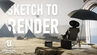 From Sketch to Cinematic Render | UNREAL ENGINE 5 BANNER PROCESS