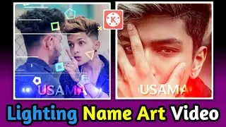 New Lighting Name Art status | Kinemaster States Editing | Trending Video States | Usama Rajput.
