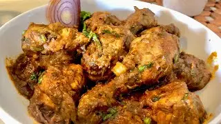 Yes you can Cook Chicken with less Oil ( Chicken Bhuna Masala )