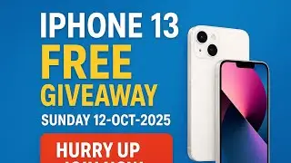 iPhone 13 Free Giveaway | Hurry Up & Join Today