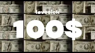 L&oslash;vesick - 100$ (Lyrics)