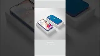 i phone 12pro / 3d render Maya - Arnold #iphone #iphone12 #render
