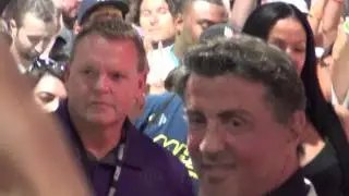 ROCKY Sylvester Stallone in Las Vegas with VERY hot girls there LIVE My Olympia