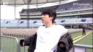 Jungkook standing nexto you | Jhope & Jin admiring JK | Proud Hyung's | runseokjin_eptourencore #jin