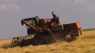 Russian farmers. Harvesting Grain Crops. Combine harvester. Русские фермеры. Уборка урожая 2016