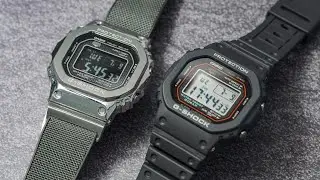 Is this truly the BEST G-Shock Square to Own? Casio G-Shock Battle | DW5000R vs GMWB1000