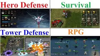 Combo Warcraft 4 in 1 : War3 711 - 776 - 706 -749 | Hero Defense | Survival | Tower Defense | RPG