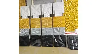 High Quality Background Wall Panel 3d Three dimensional Wall Sticker Bump Relief PVC 3d Wall Panel