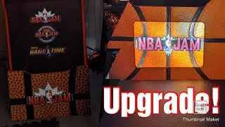 NBA JAM - Tulsa Arcade&rsquo;s Arcade1up Backlit Riser Replacement Panel Installation