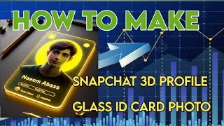 Viral 3D Ai profile glass 🍷 ID card photo Editing  | create viral Snapchat 3D ID card | social media