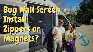 Bug Wall Screen Installation: Zipper or Magnets?