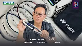 HARGA BOLEH MURAH, RASANYA RAKET PRO! RAKET BADMINTON YONEX ARCSABER 0 CLEAR FEEL DAN ABILITY