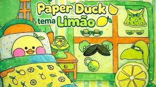 Lemon-themed paper duck 🍋