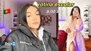 ROTINA ESCOLAR REALZONA EM PORTUGAL! 🇵🇹