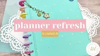 SUMMER PLANNER REFRESH 2023 | Discbound Classic Happy Planner Setup | Frankenplanner