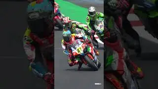 Bassani under serious pressure from Rea at Misano