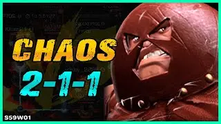 S59W01: CHAOS VS 2-1-1 | JUGGERNAUT ESTA EN OTRO NIVEL |&nbsp;MCOC