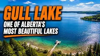 Beautiful Gull Lake, Alberta Canada By Drone | Cinematic 4K