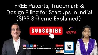 FREE Patents, Trademark & Design Filing for Startups in India! (SIPP Scheme Explained)