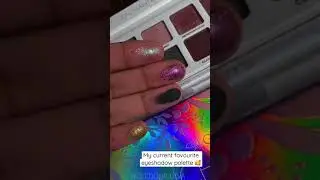 Sigma beauty enchanted palette | holographic eyeshadow | neutral tones | glittery eyeshadow | shorts