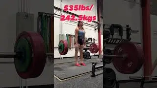 Powerlifter Jessica Buettner Deadlift 545lbs #short #shorts  #shortsvideo #motivatio #powerlifting
