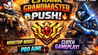 Pro Player CS Rank GRANDMASTER PUSH 😱🔥 | Aim + Movement God