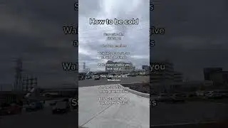 How to be cold