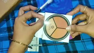 Unboxing combo pack of multicolor Concealer Palette-Corrector Concealer #concealer #akmonaofficial 