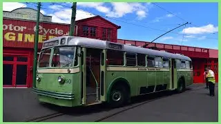 Vintage Trolley Bus in Auckland, New Zealand ~ 16/11/2025 (HD)