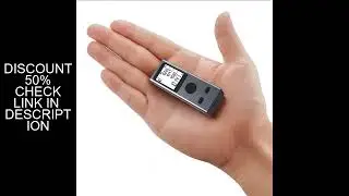 Mini Laser Rangefinder Digital Tape Measure Laser Ruler USB Charge Aluminum Alloy Fuselage Measuring