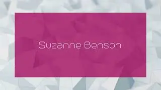 Suzanne Benson - appearance