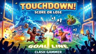Touchdown Mode 🔥 Fastest Scores | Clash Royale Clan Games