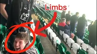 LIMBS IN THE AWAY END as 65 BOREHAMWOOD FANS TAKEOVER YEOVIL