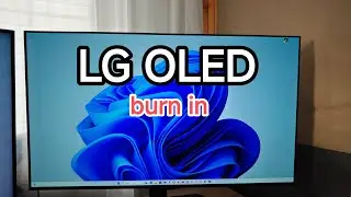 LG OLED c4 burn in test