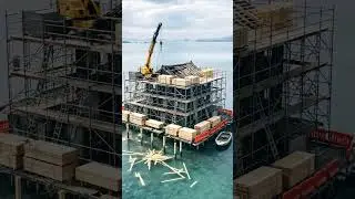 house on ocean  #ai #aicontent #architecture #asmr #building #construction #realestate #timelapse