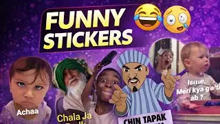 Funny Meme Stickers Pack 😂 | No Copyright | Free Download | Editors Must Have #nocopyright #viral