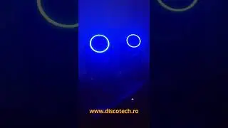 💯Movinghead Beam LED cu ring light pe www.discotech.ro