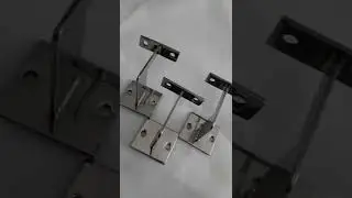 Suporte Em Chapa Para Corrim&atilde;o  De Madeira