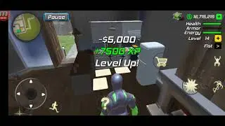 Rope Frog Ninja Hero   Strange Gangster Vegas part 1    Android gameplay   Tasin world