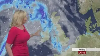 Carol Kirkwood - BBC Breakfast Weather 18/11/2020 - HD